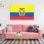 エクアドル国旗 キャンバスプリント (インサイチュ (リビング))