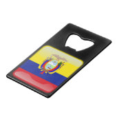 エクアドル国旗 クレジットカード栓抜き (裏面アングル)