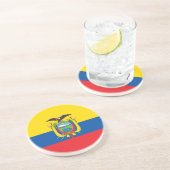 エクアドル国旗 コースター (側面)