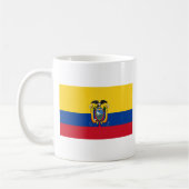 エクアドル国旗 コーヒーマグカップ (左)