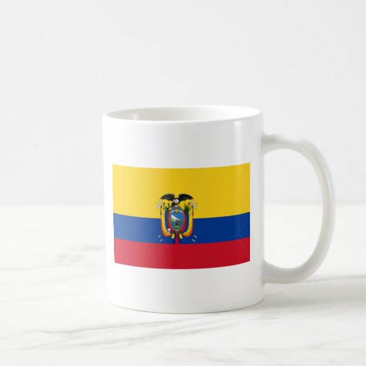 エクアドル国旗 コーヒーマグカップ (右)