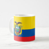 エクアドル国旗 コーヒーマグカップ (正面左)