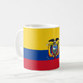 エクアドル国旗 コーヒーマグカップ (正面左)
