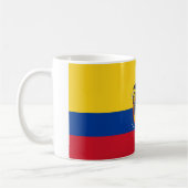 エクアドル国旗 コーヒーマグカップ (左)