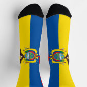 エクアドル国旗 ソックス (上部)