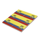 エクアドル国旗 タイル (側面)