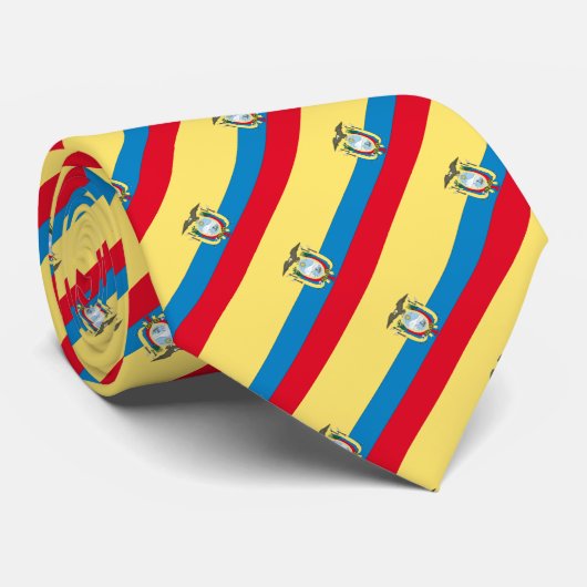 エクアドル国旗 ネクタイ (ロール)