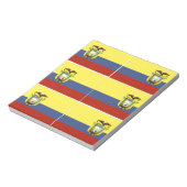 エクアドル国旗 ノートパッド (回転)