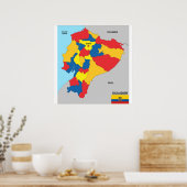 エクアドル国旗 ポスター (キッチン)