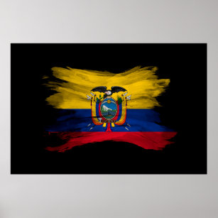 エクアドル国旗、国旗 ポスター