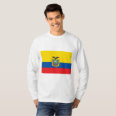 エクアドル国旗 Tシャツ (正面フル)