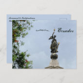 エクアドル独立記念碑 ポストカード (正面/裏面)