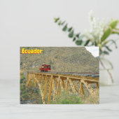 エクアドル鉄道カード (スタンド正面)