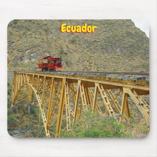 エクアドル鉄道 マウスパッド (正面)