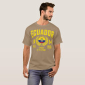 エクアドル2024スポーツ愛好家 Tシャツ (正面フル)