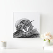 エクアドル・エルミットカニCoenobita Compresssusクロック スクエア壁時計 (ホーム)