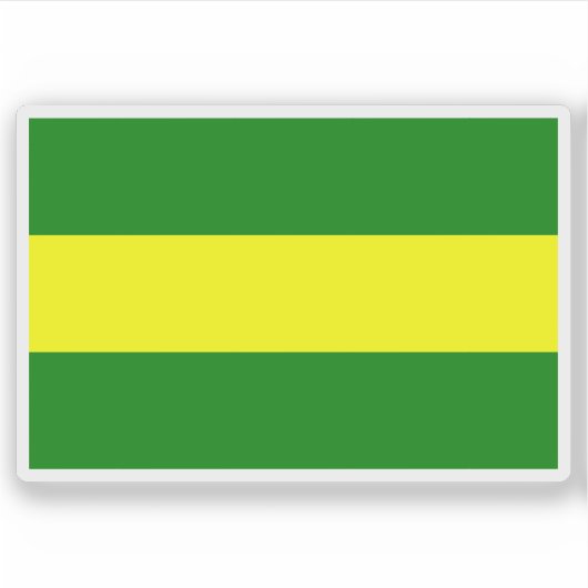 エクアドル・カイアンベ国旗 シール (正面)