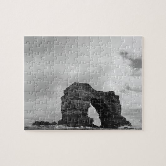 エクアドル、ガラパゴス諸島、ダーウィン島、波 ジグソーパズル (横)