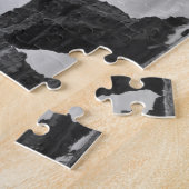 エクアドル、ガラパゴス諸島、ダーウィン島、波 ジグソーパズル (側面)