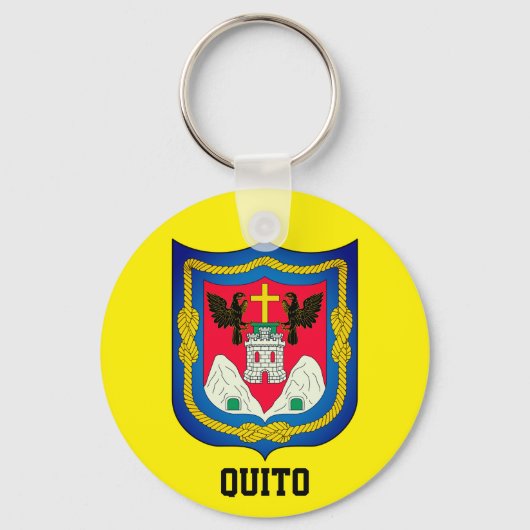 エクアドル,キトのコート キーホルダー (正面)