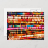 エクアドル、キトエリア、オタバロ手工芸品市場 ポストカード (正面/裏面)