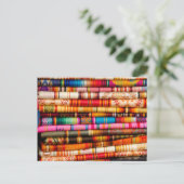 エクアドル、キトエリア、オタバロ手工芸品市場 ポストカード (スタンド正面)