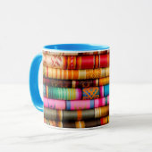 エクアドル、キトエリア、オタバロ手工芸品市場 マグカップ (正面左)