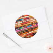 エクアドル、キトエリア、オタバロ手工芸品市場 ラウンドシール (封筒)