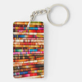 エクアドル、キトエリア、オタバロ手芸市場 キーホルダー (裏面)