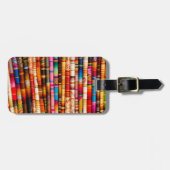 エクアドル、キトエリア、オタバロ手芸市場 ラゲッジタグ (正面横)