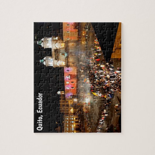 エクアドル，キト ジグソーパズル (縦)