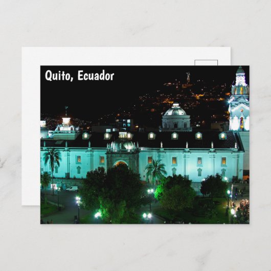 エクアドル,キト,プラザ・デ・ラ・インディペンデンシア ポストカード (正面/裏面)