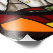 エクアドル、キト。翼のあるヴァージンの像2 フォトプリント            (角)