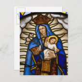 エクアドル、キト。翼のあるヴァージン ポストカード (正面/裏面)