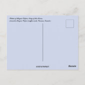 エクアドル クエンカのフイナ・カパック像 ポストカード (裏面)