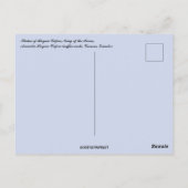 エクアドル クエンカのワイナ・カパックの像 ポストカード (裏面)