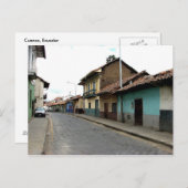 エクアドル クエンカ ポストカード (正面/裏面)