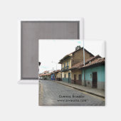 エクアドル，クエンカ マグネット (正面/裏面)