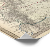 エクアドル、グラナダ、ベネズエラ、ブラジル、グアヤナ ポスター (角)