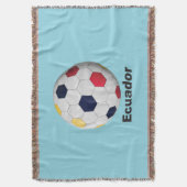 エクアドル サッカー スローブランケット (正面縦)