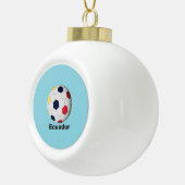 エクアドル サッカー セラミックボールオーナメント (右)
