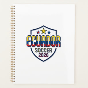 エクアドル サッカー 2026 サッカー 太字 国名 タイポグラフィ プランナー手帳