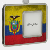 エクアドル シルバープレートフレームオーナメント (右)
