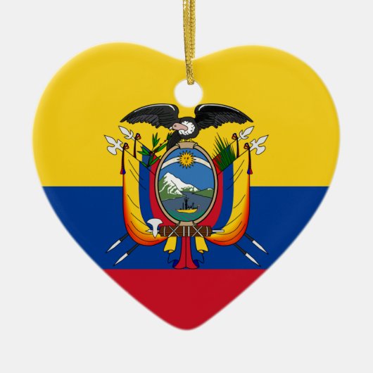 エクアドル セラミックオーナメント (正面)