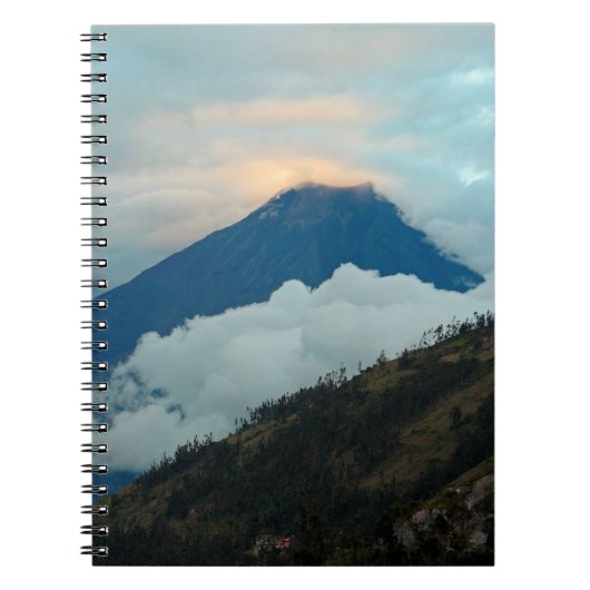 エクアドル，トゥングラワ火山 ノートブック (正面)