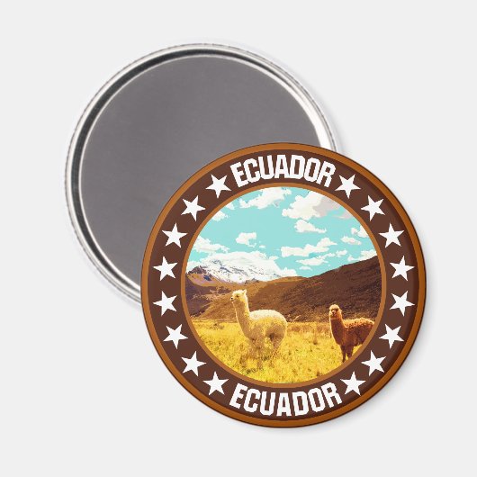 エクアドル マグネット (正面/裏面)