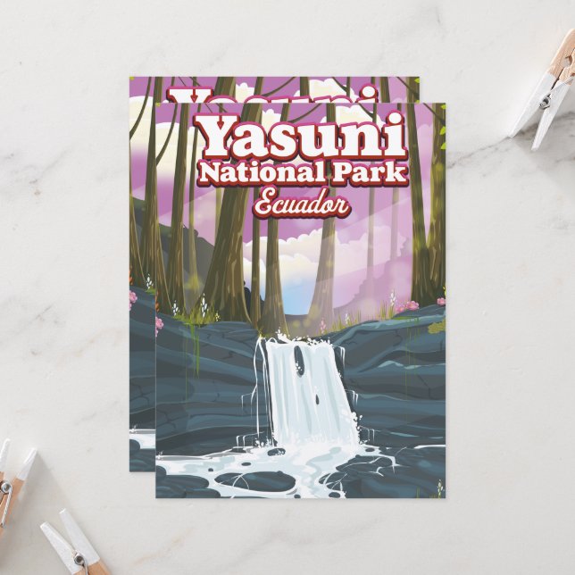 エクアドル ヤスニ国立公園 (正面/裏面インサイチュ)