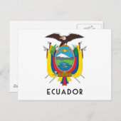 エクアドル – 紋章/紋章/紋章/紋章/紋章 ポストカード (正面/裏面)