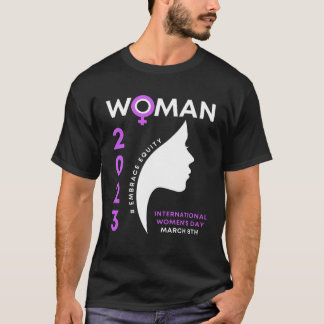エクイティを受け入れ国際的ハッピー女性の日202 Tシャツ