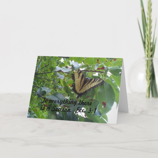 エククレシアステス3:1シーズンのあるすべてに カード (正面)